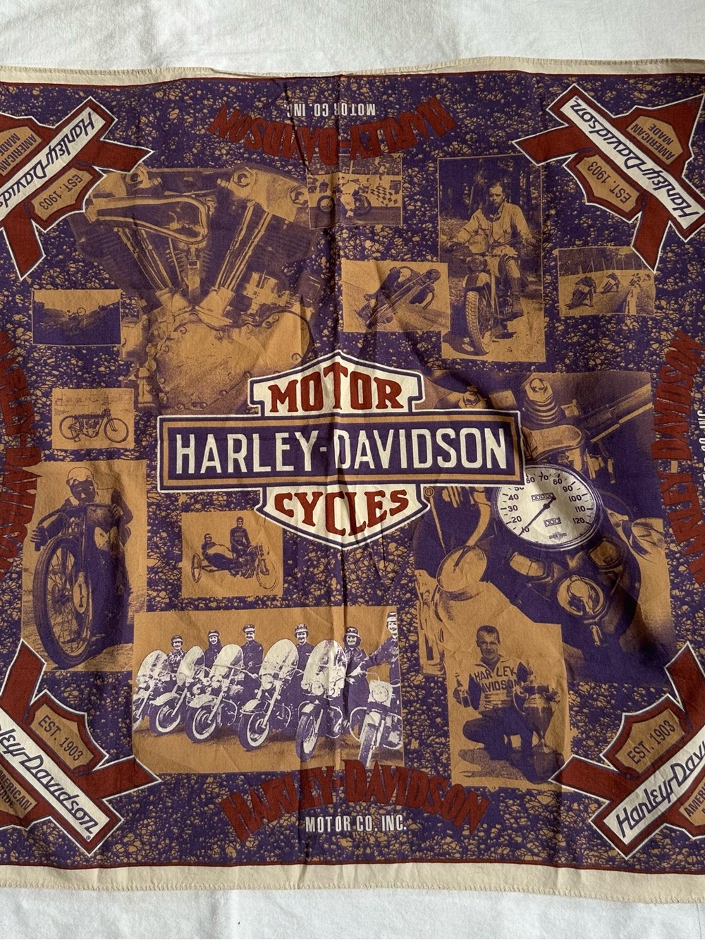 Harley-Davidson "History Collage" Bandana